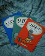 Load image into Gallery viewer, The Moneybunny series - Earn it, Save it, Spend it
